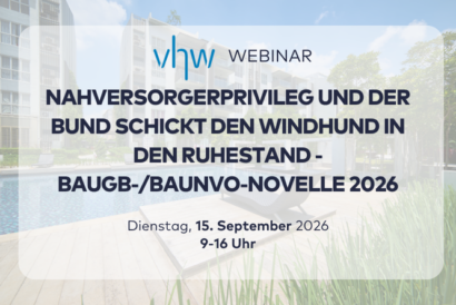 Nahversorgerprivileg und der Bund schickt den Windhund in den Ruhestand – BauGB-/BauNVO-Novelle 2026